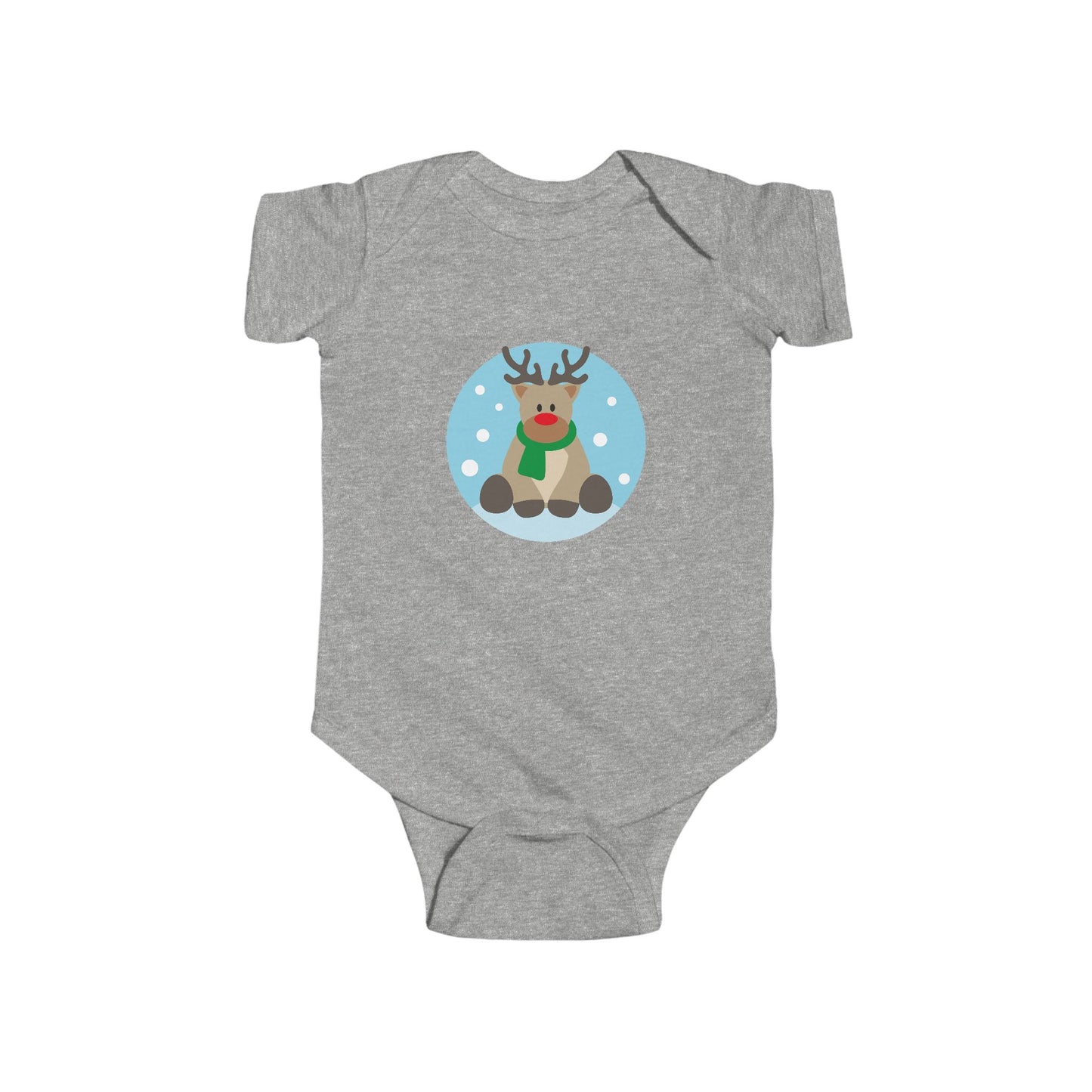 Baby Reindeer Bodysuit – Cute Winter Holiday Infant Onesie