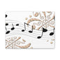 Musical Note Canvas Art, Floral Decor for Home, Music Lover Gift, Wall Art for Musicians, Unique Gift Idea