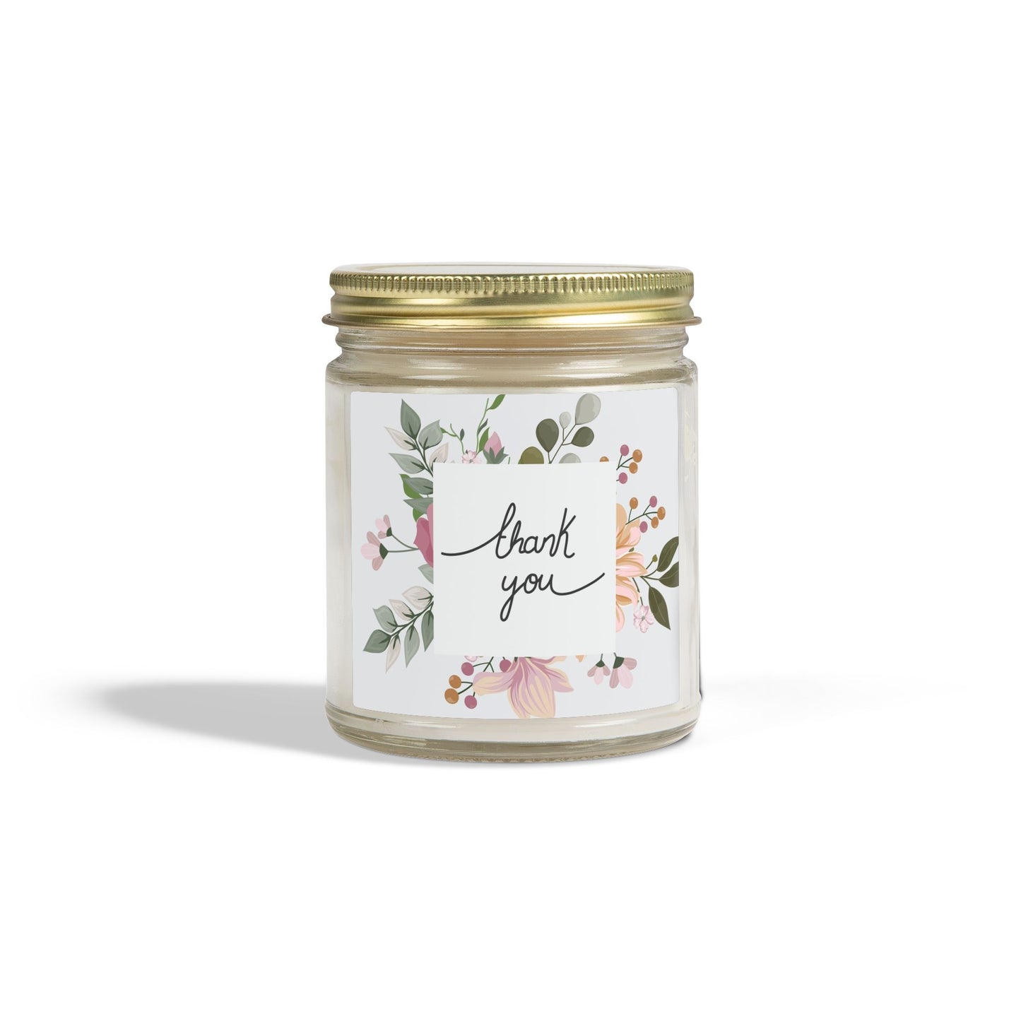 Thank You Scented Candle — Coconut Apricot Wax (4oz & 9oz)