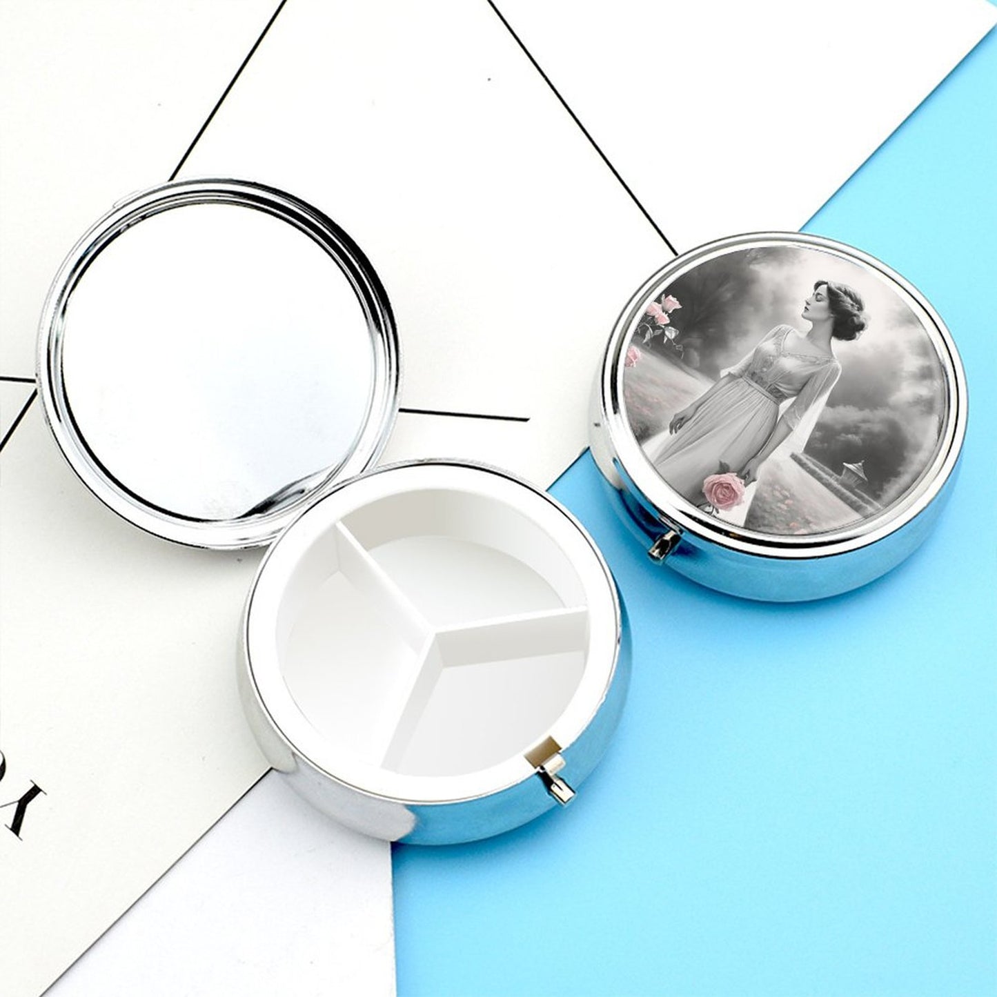 Round Pill Box-1PC