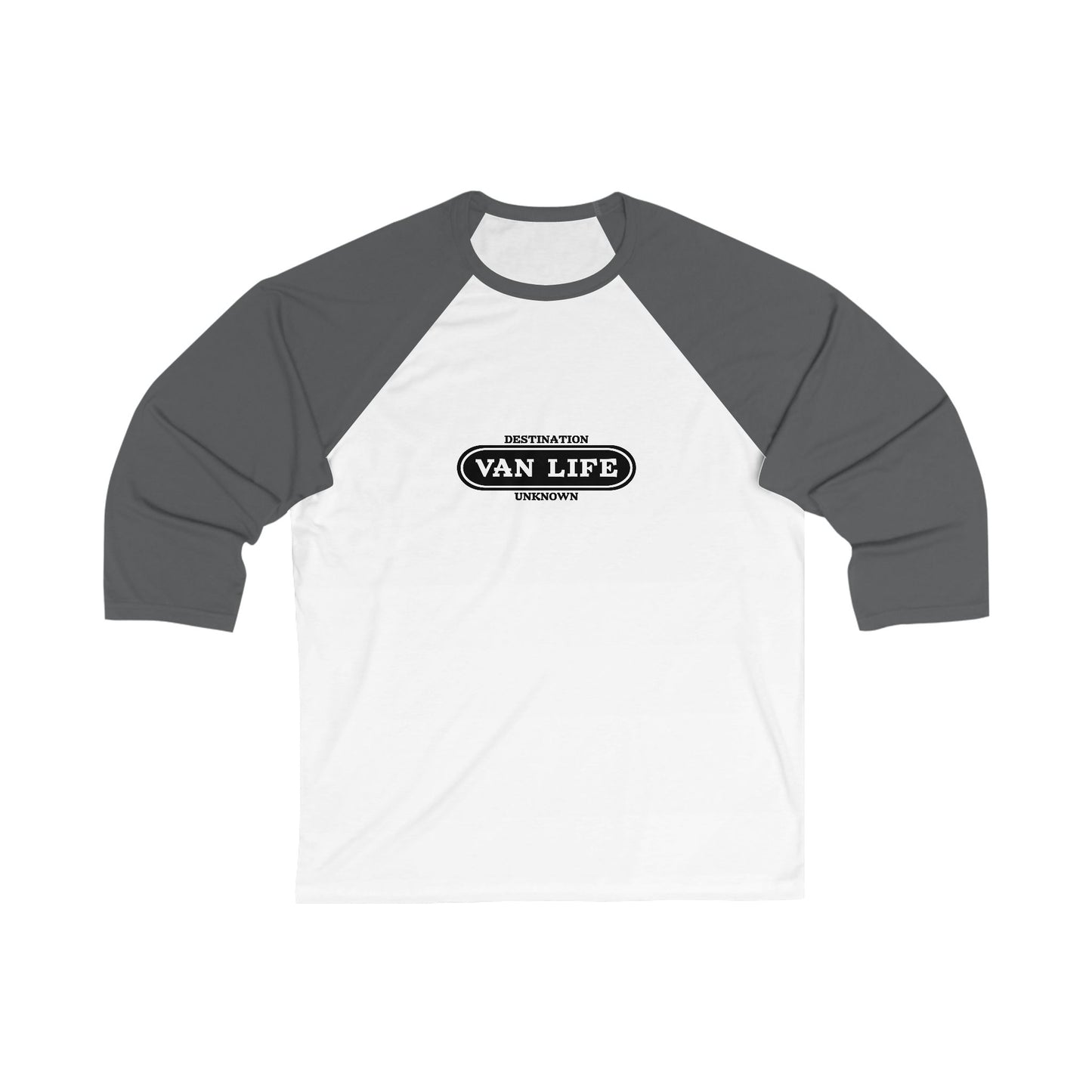 Van Life Unisex 3/4 Sleeve Baseball Tee - Perfect for Road Trips