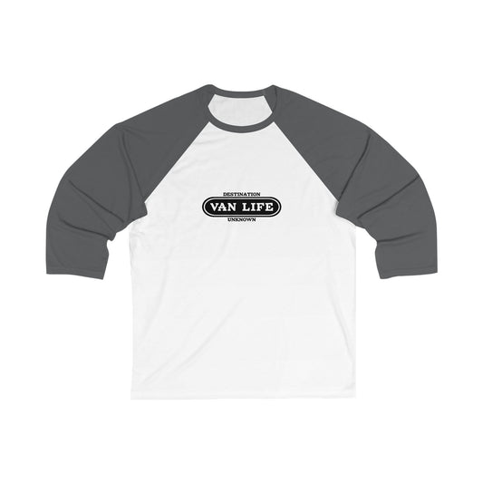 Van Life Unisex 3/4 Sleeve Baseball Tee - Perfect for Road Trips