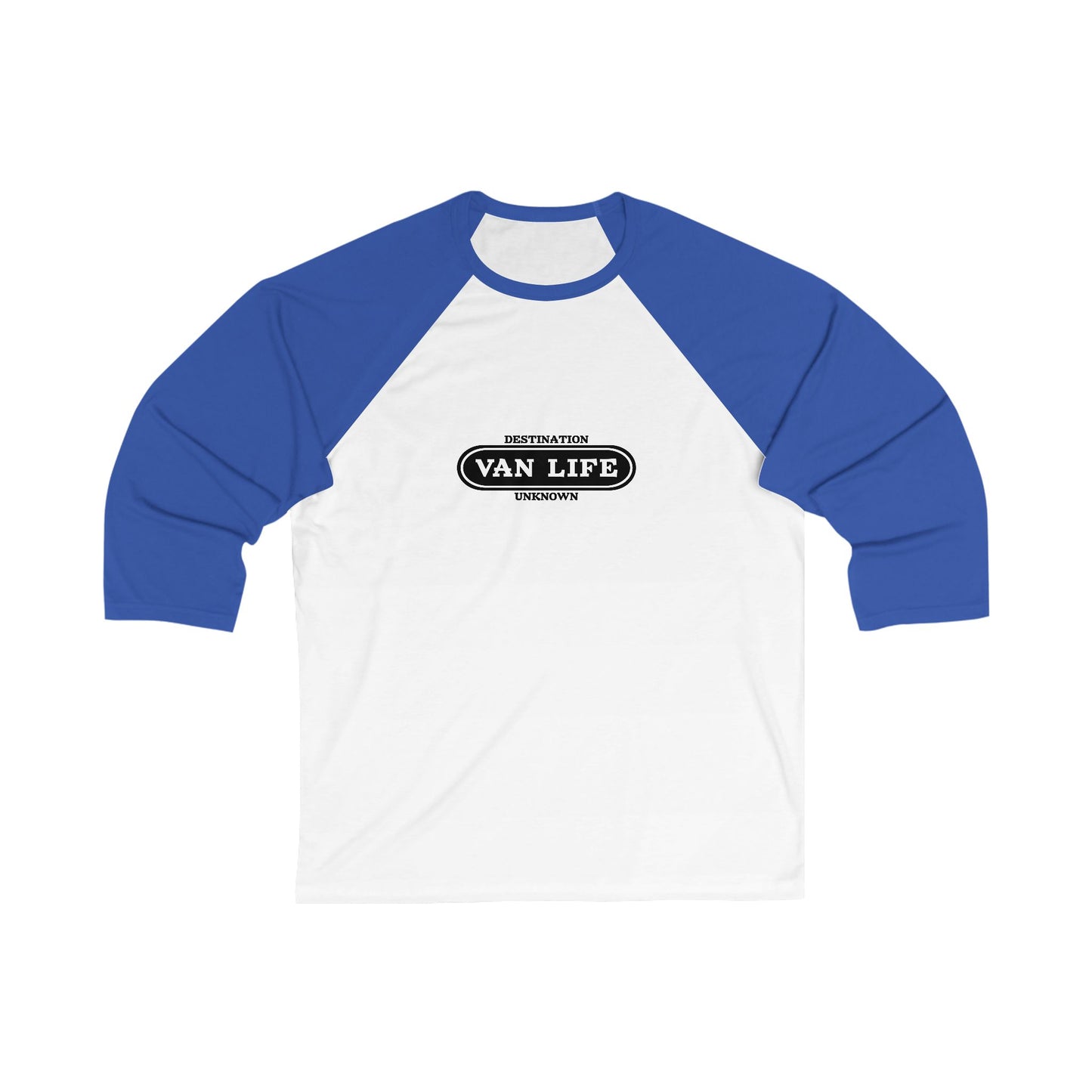 Van Life Unisex 3/4 Sleeve Baseball Tee - Perfect for Road Trips
