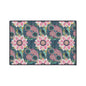 Floral Boho Heavy-Duty Floor Mat — Pink Lotus Pattern Rug