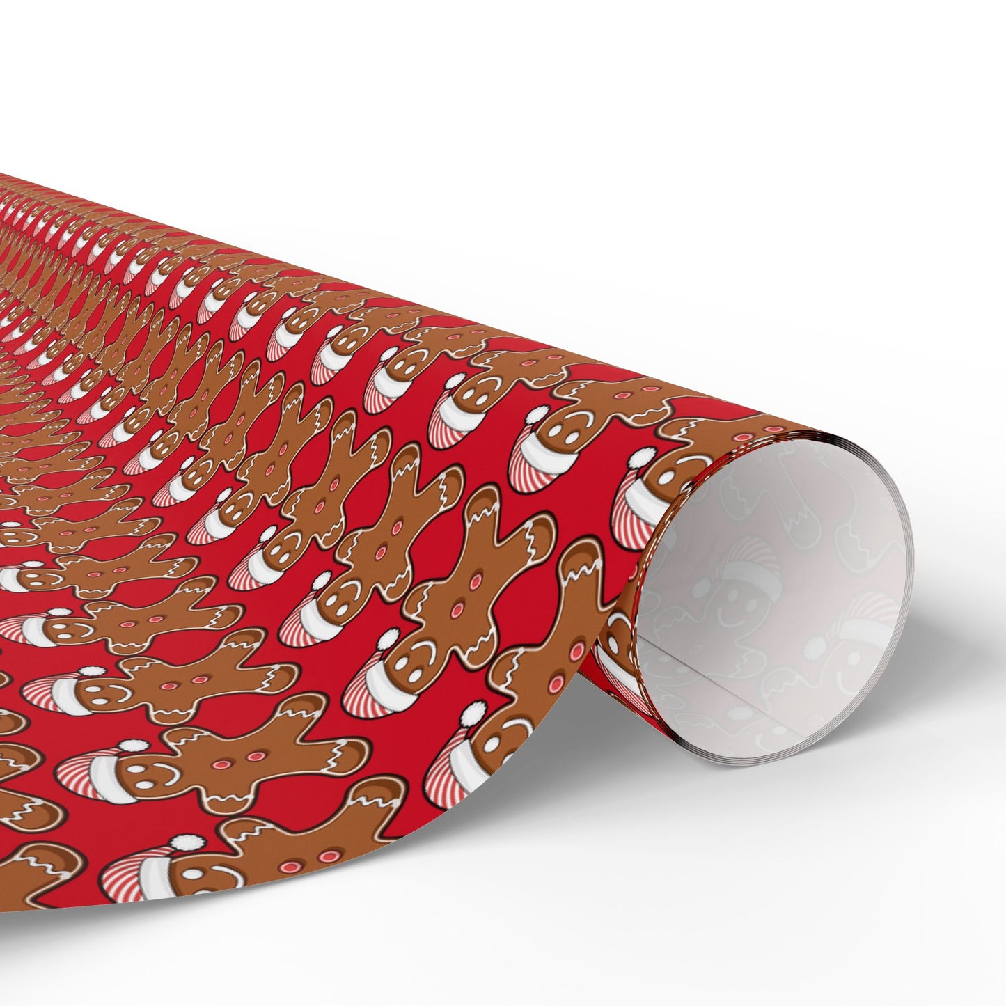 Gingerbread Holiday Wrapping Paper Roll