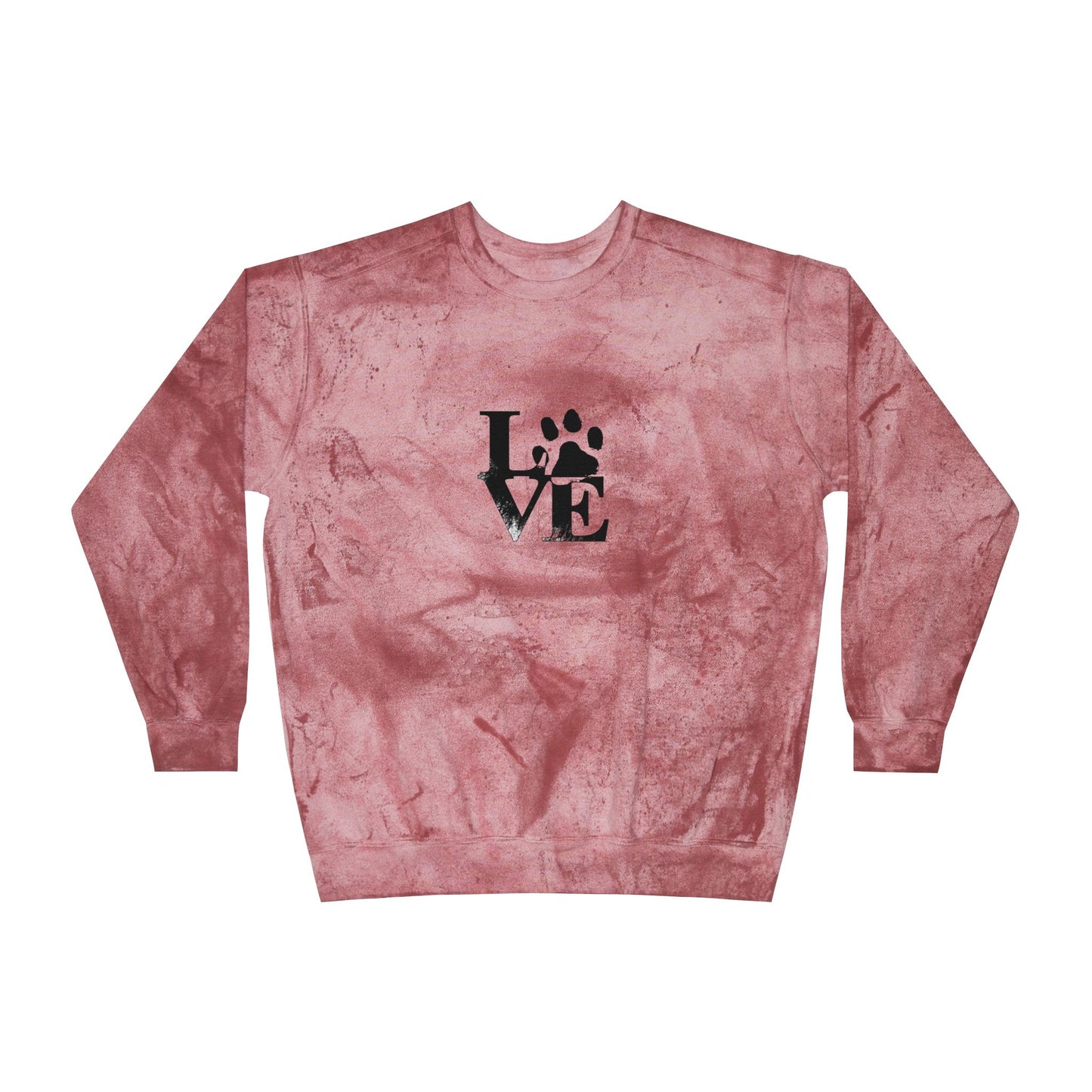 Colorful Love Pet-Inspired Crewneck Sweatshirt