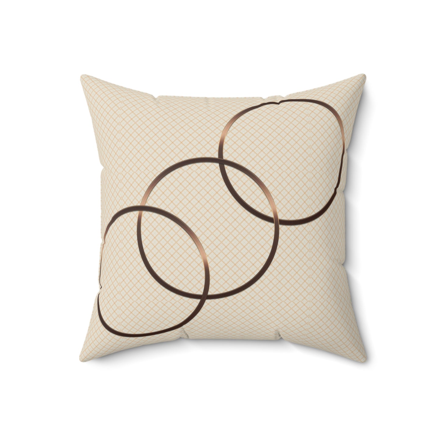 Cozy Decorative Pillow, Spun Polyester Square Cushion, Home Decor Accent, Gift for Housewarming, Stylish Living Room Pillows