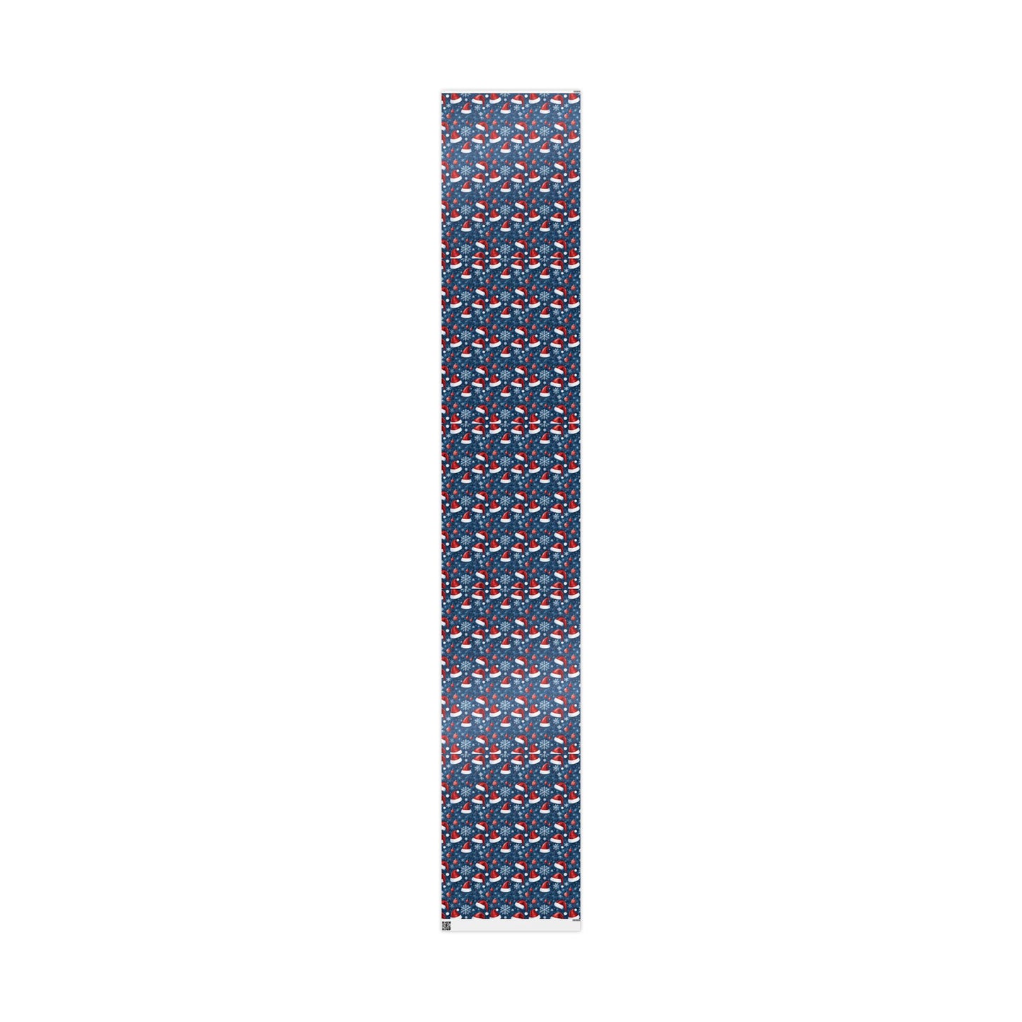 Holiday Snowman Wrapping Paper Roll — Festive Blue & Red Christmas Gift Wrap