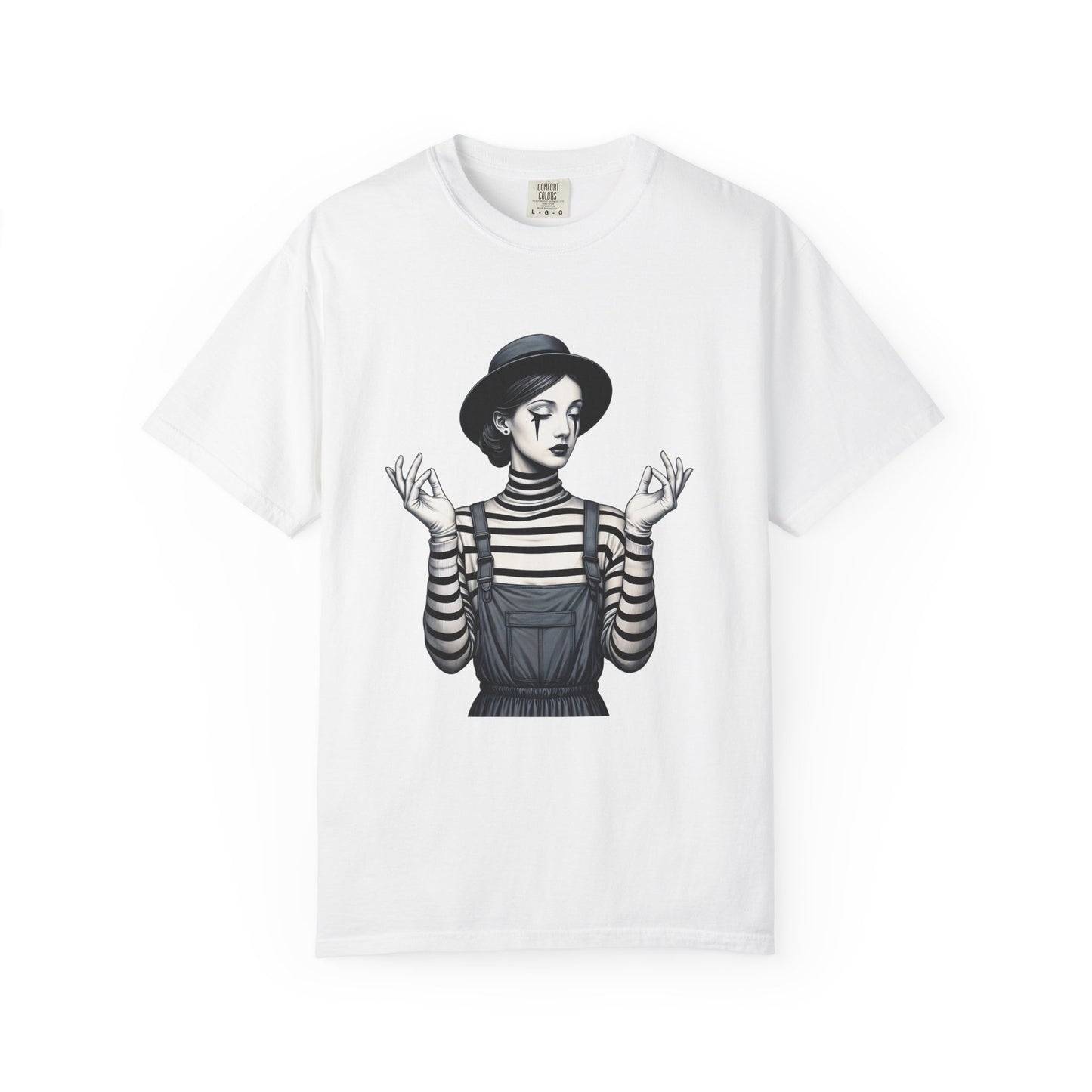 Gothic Striped Graphic Unisex T-Shirt, Edgy Casual Wear, Alternative Fashion, Gift for Her
