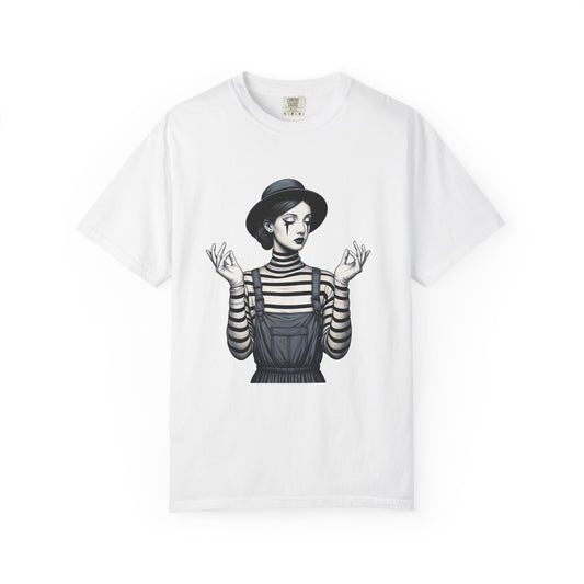 Gothic Striped Graphic Unisex T-Shirt, Edgy Casual Wear, Alternative Fashion, Gift for Her