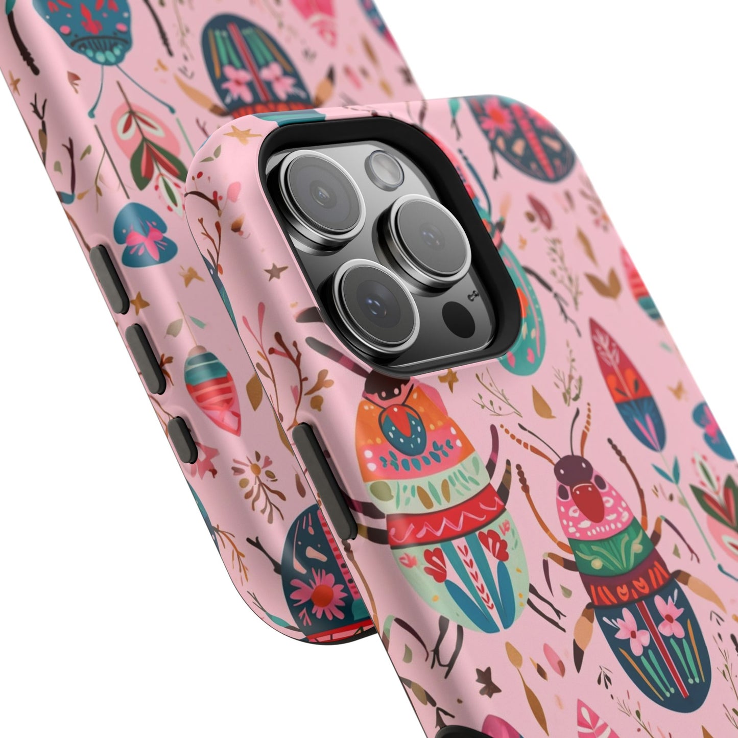 Phone Case — Colorful Boho Beetle Magnetic Impact-Resistant Cover