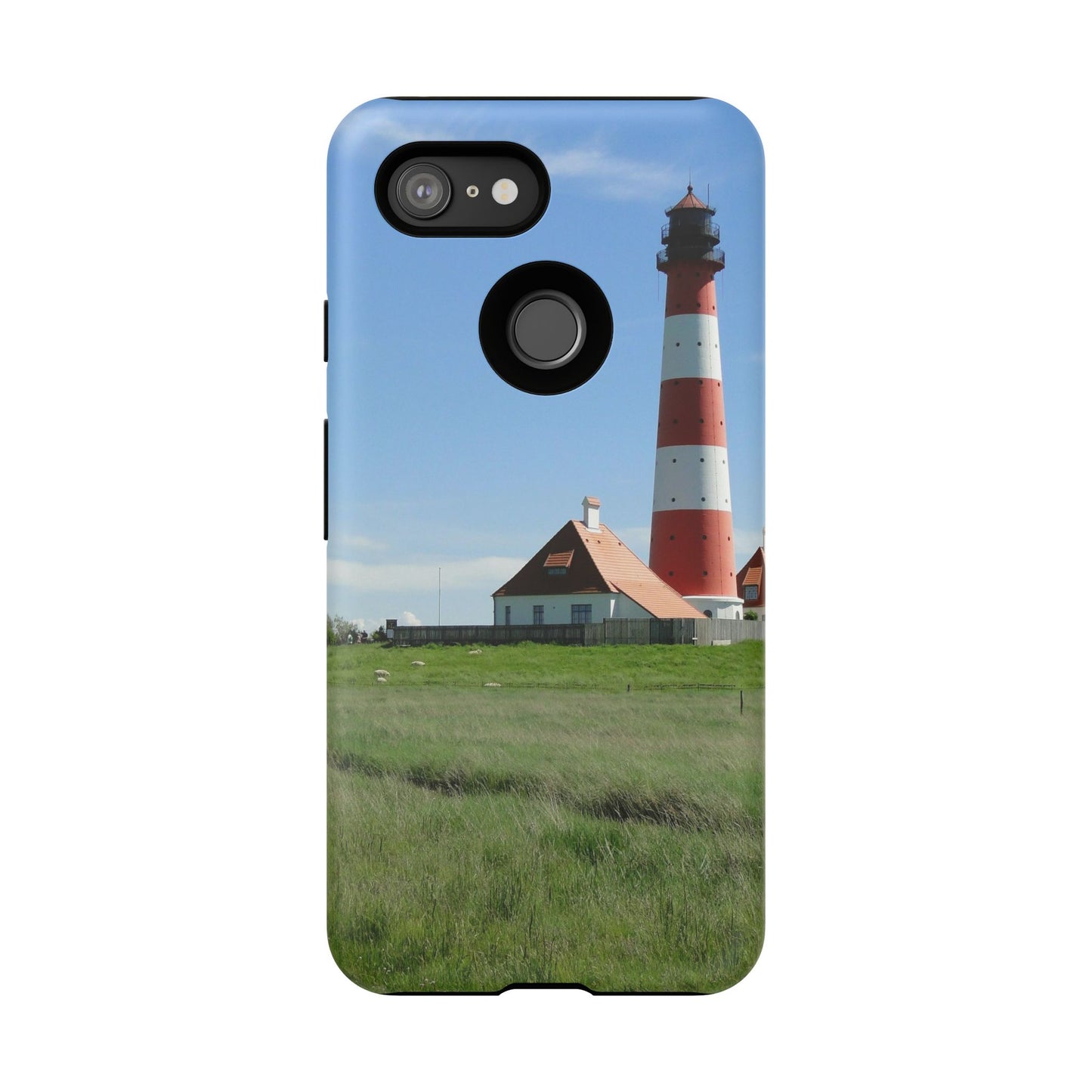 Lighthouse Phone Case - Coastal Vibes, Nautical Gift, Ocean Lover Accessory, Beach Aesthetic, Customizable Design