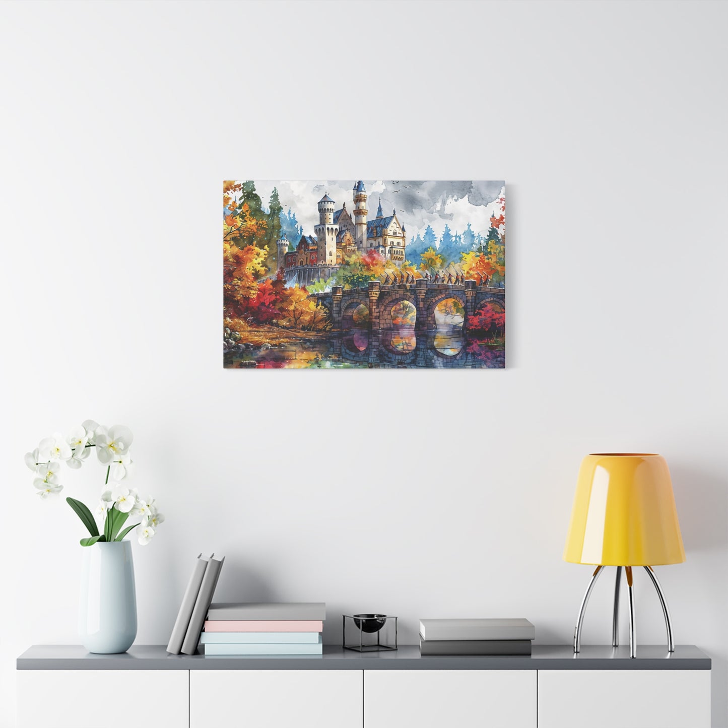 Matte Canvas, Stretched, 1.25" - Castle