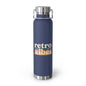 Retro Vibes Insulated Water Bottle, 22oz - Trendy Travel Flask, Stylish Hydration Gift for Fitness Lovers, Eco-Friendly Beverage Container