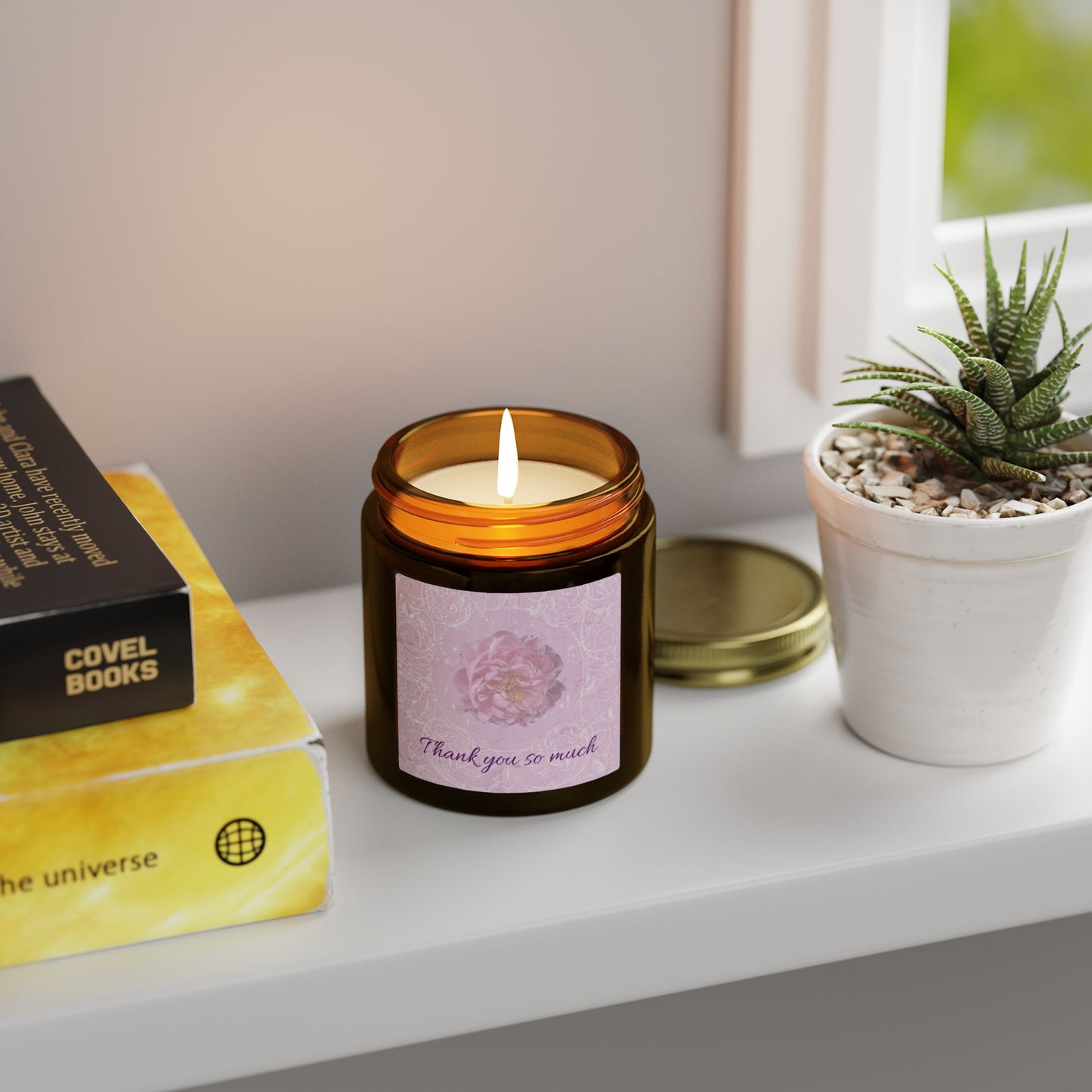 Scented Candles, Coconut Apricot Wax (4oz, 9oz)