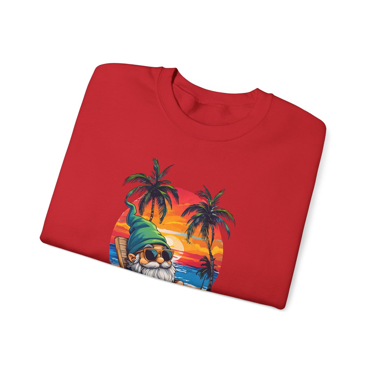 Crewneck — "Weekend Vibes" Tropical Gnome Sweatshirt
