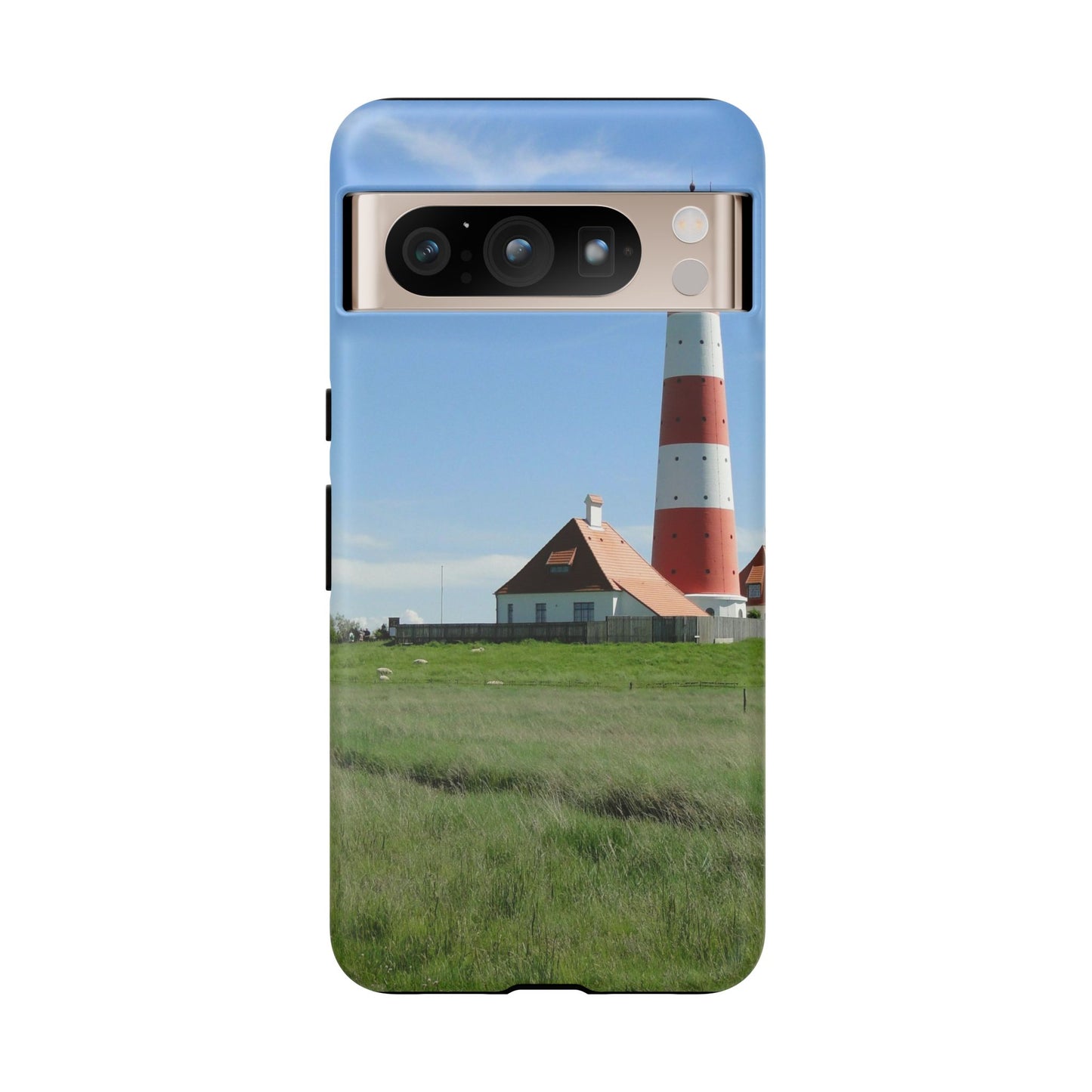 Lighthouse Phone Case - Coastal Vibes, Nautical Gift, Ocean Lover Accessory, Beach Aesthetic, Customizable Design