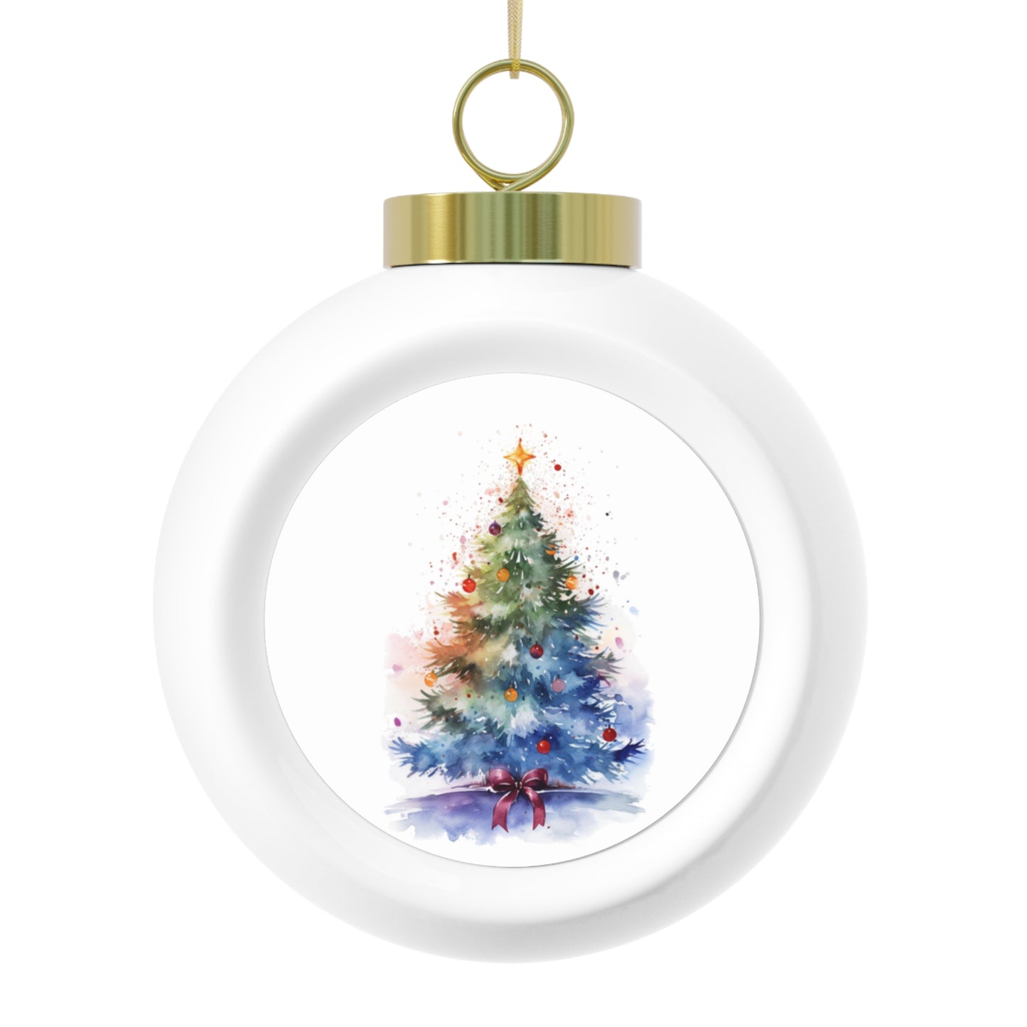 Vibrant Christmas Ball Ornament, Holiday Decor, Tree Decoration, Ornament Gift, Festive Home Decor
