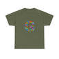 Floral Initial Unisex Tee - Personalized Gift, Casual Summer Wear, Birthday Present, Eco-Friendly Tee, Customizable Clothing