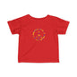 Infant Peace Symbol Tee, Baby Shirt, Toddler T-Shirt, Cute Infant Apparel, Gift for New Parents, Kids' Fashion
