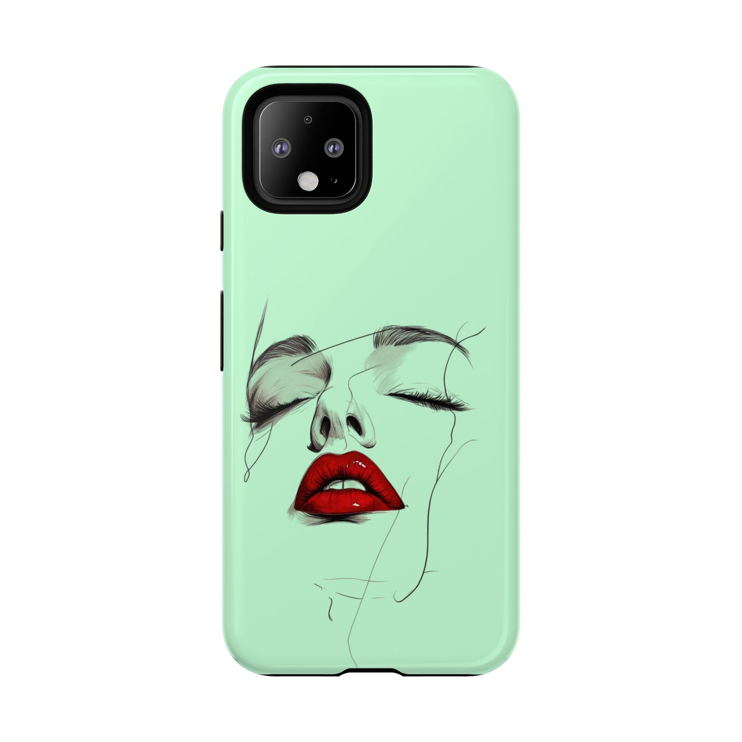 Stylish Phone Case, Artistic Phone Cover, Trendy Tech Accessory, Unique Cell Phone Protector, Gift for Her, Modern Aesthetic