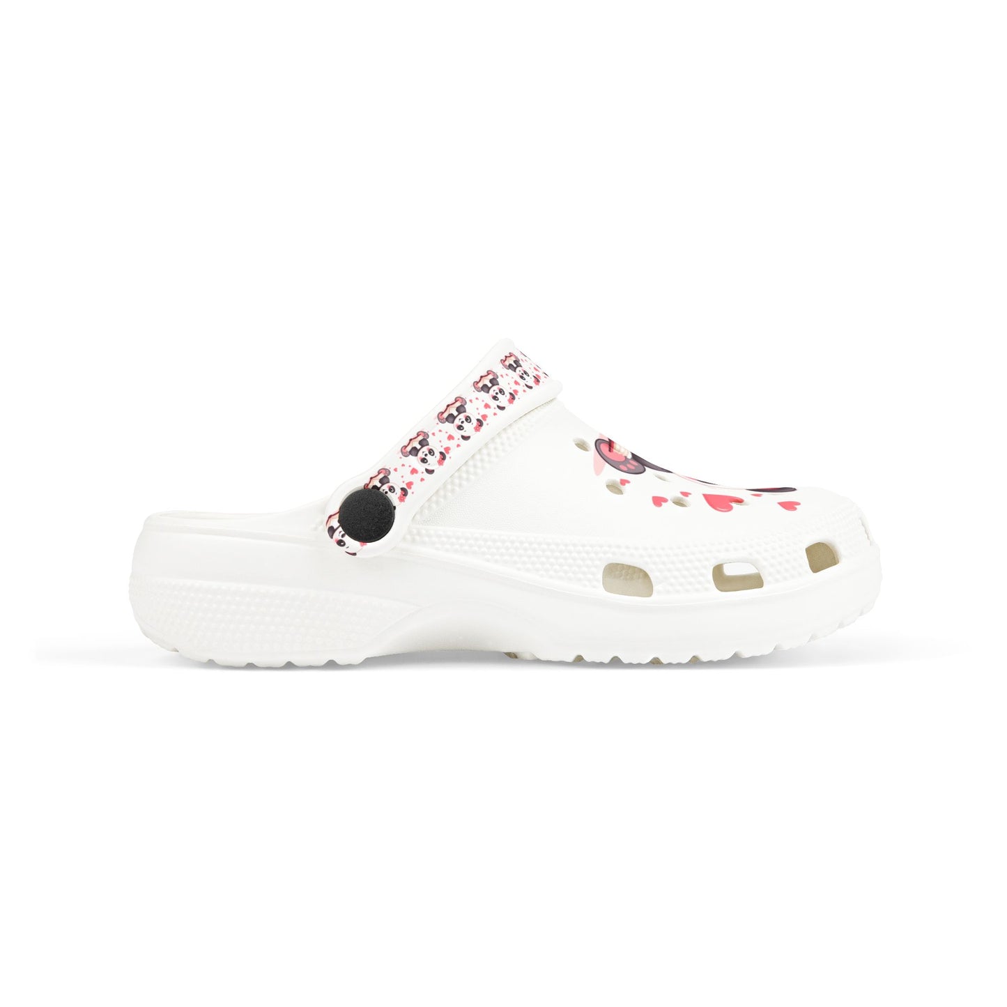 Kids Panda Heart Clogs