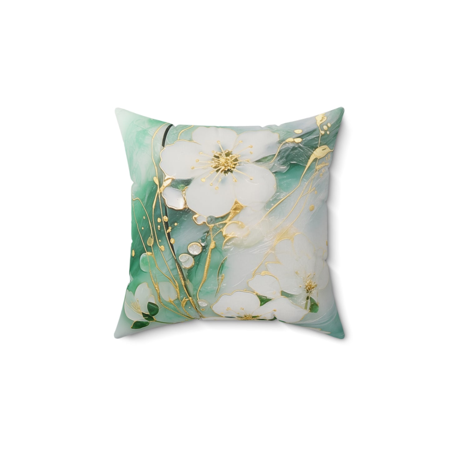 Elegant Floral Throw Pillow