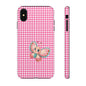 Cute Butterfly Phone Case, Tough Cases, Floral Phone Accessory, Gift for Her, Spring Fashion, Kids' Birthday Present, Pastel Aesthetic