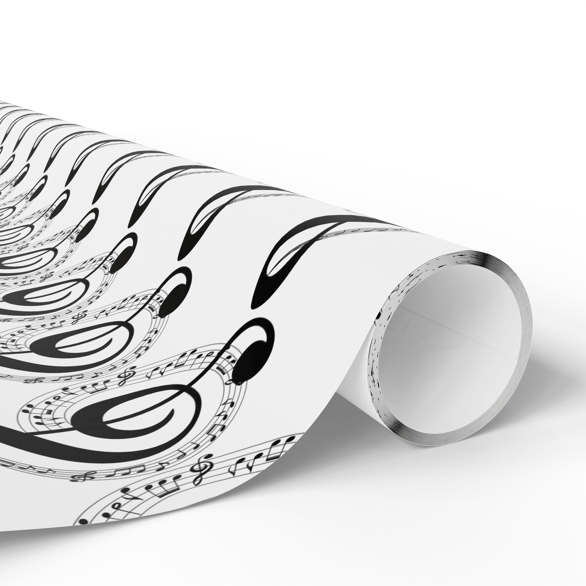 Musical Notes Wrapping Paper Perfect for Music Lovers