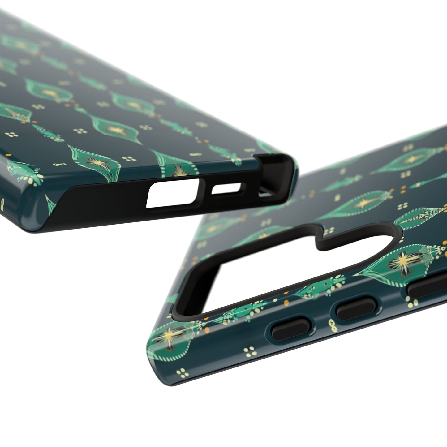 Emerald Boho Teardrop Phone Case