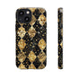 Elegant Gold & Black Phone Case for Tough Protection