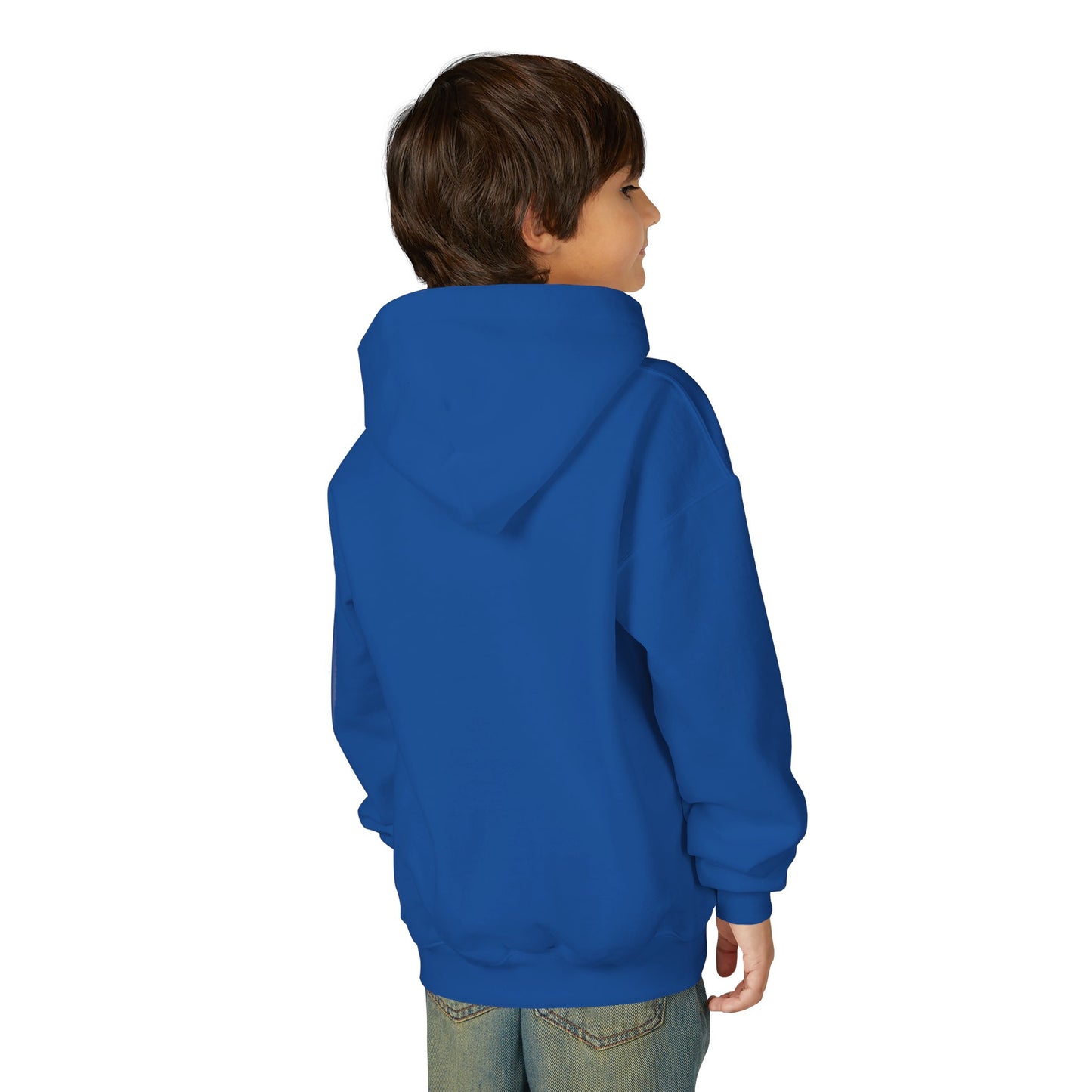 Kids Cat Hoodie – Cute Sitting Kitten Youth Hooded Sweatshirt