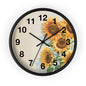 Sunflower Bouquet Wall Clock | Floral Home Decor, Kitchen Clock