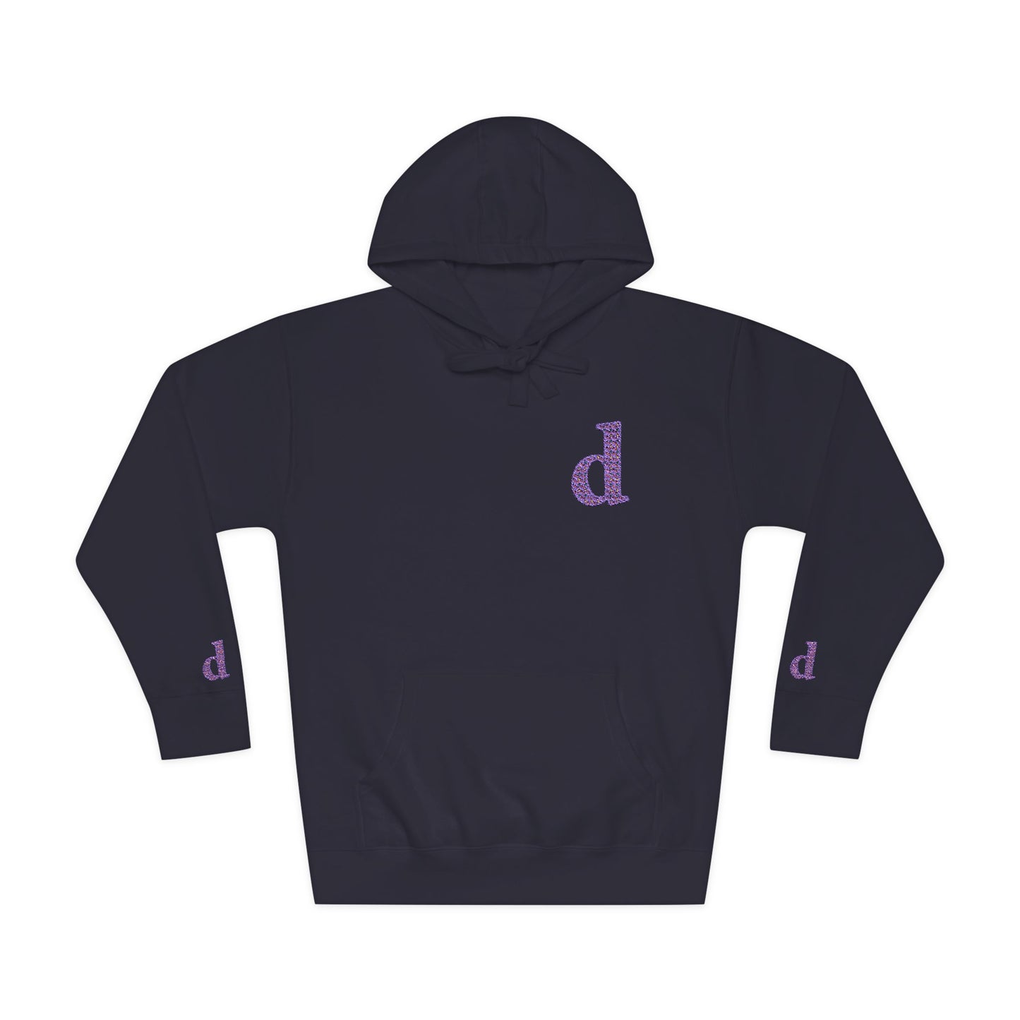 Floral Initial Unisex Fleece Hoodie | Cozy Casual Wear, Gifts for Her, Monogrammed Hooded Sweatshirt, Fall Fashion, Birthday Present