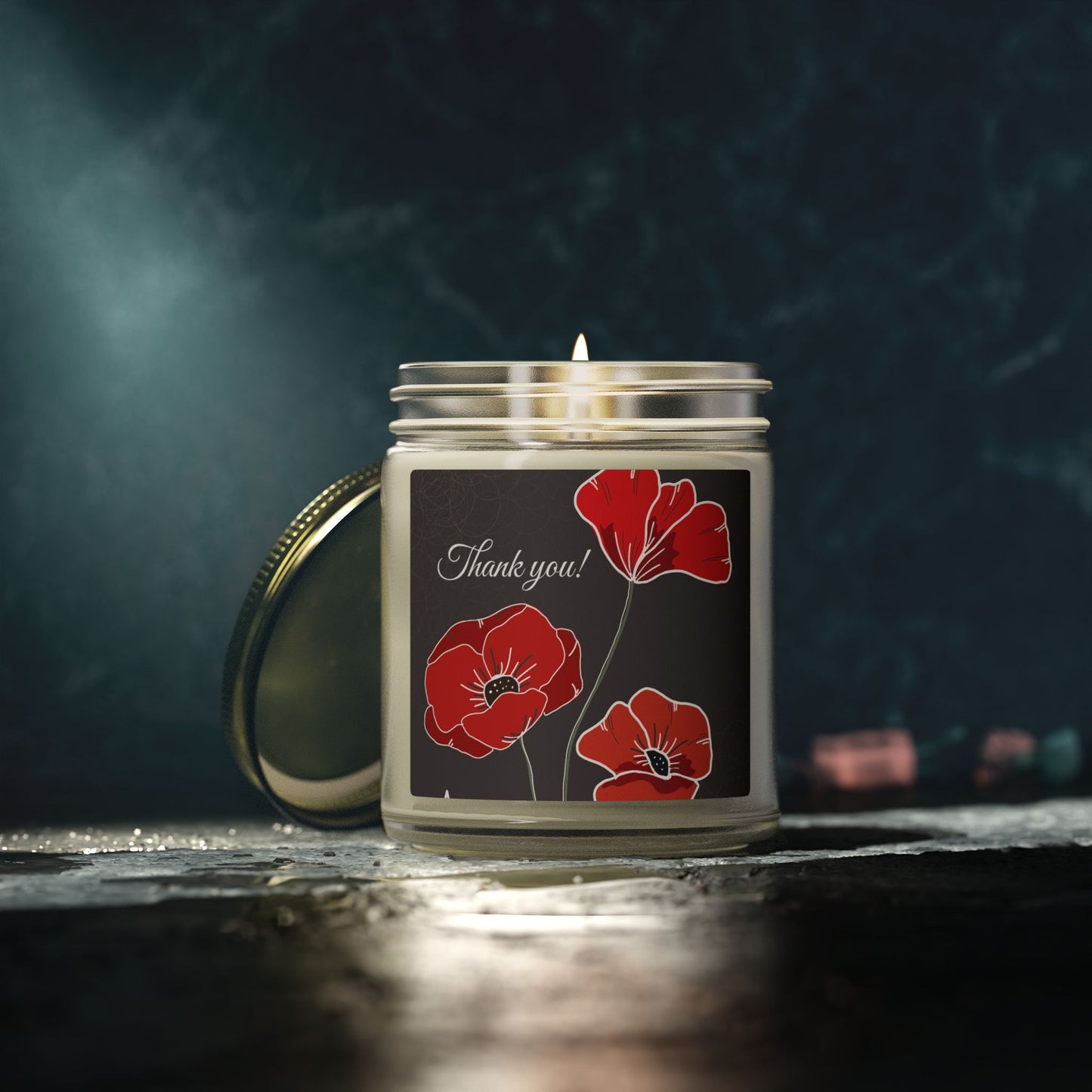 Scented Candles, Coconut Apricot Wax (4oz, 9oz)
