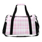 Travel Duffel Bag Pink Checker