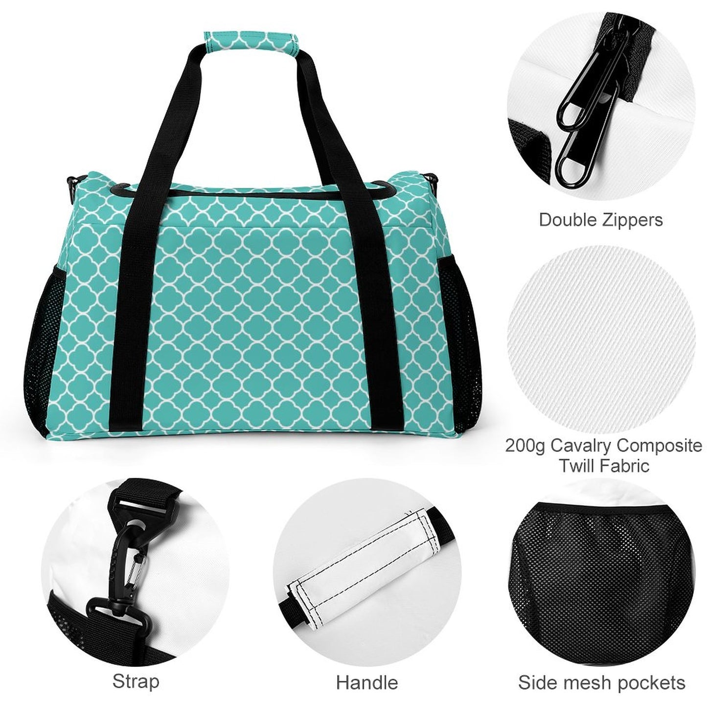 Travel Duffel Bag - Teal