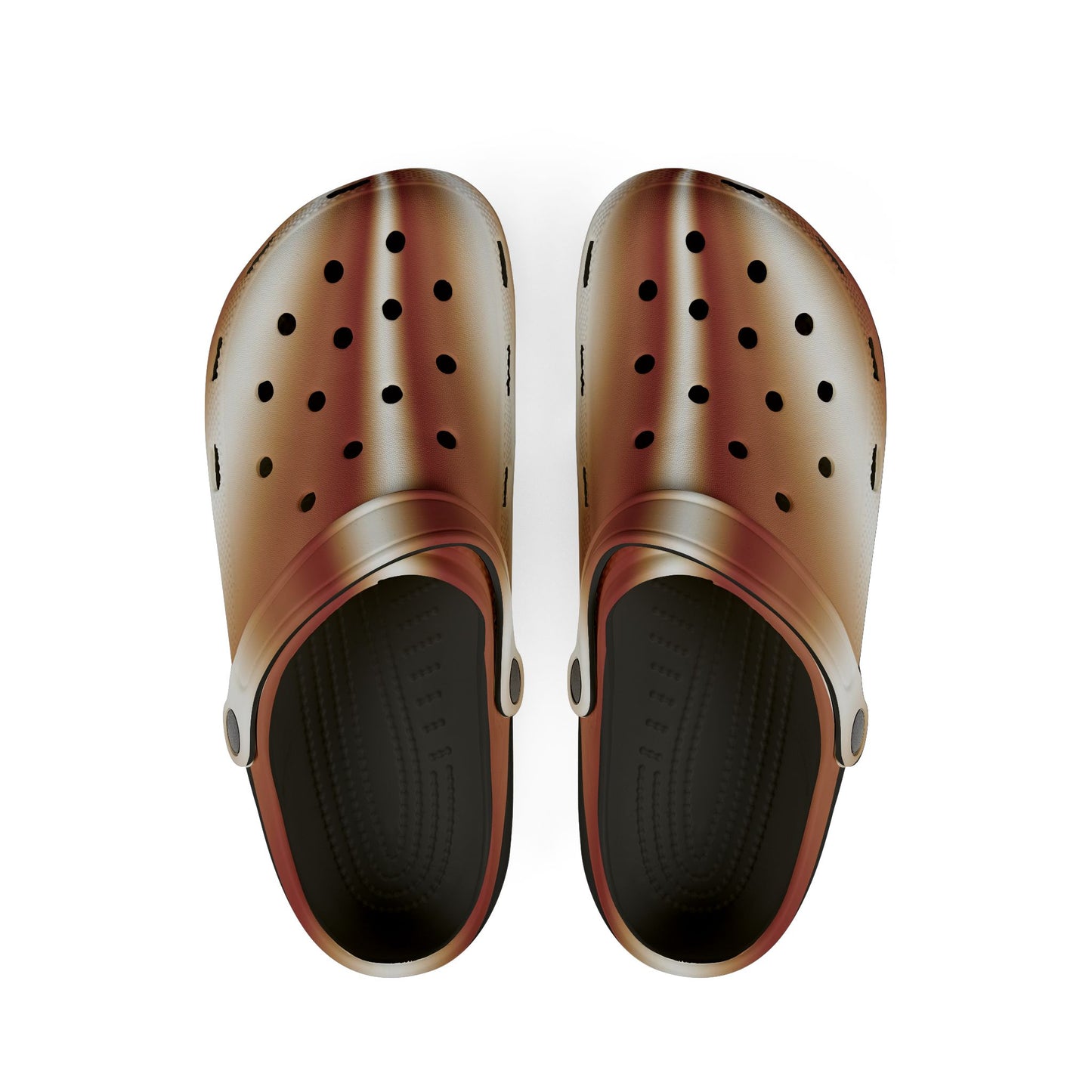Rose Gold Foam Clogs — Lightweight EVA Slip-On Shoes