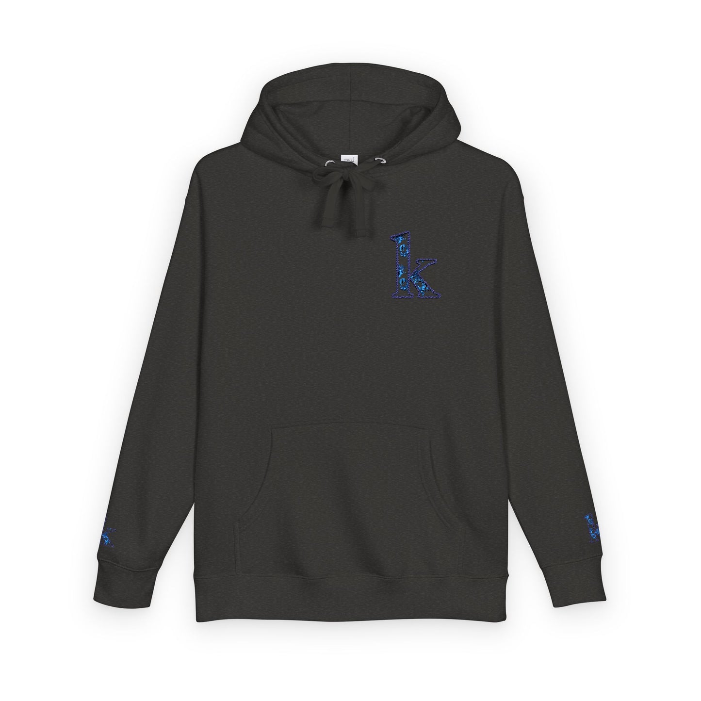 Cozy Floral Monogram Fleece Hoodie for Unisex - Perfect Gift for Birthdays, Valentine’s Day, Casual Wear, Adventure