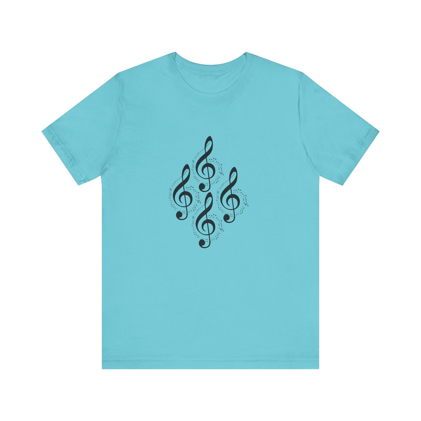 Musical Notes Tee - Perfect for Music Lovers, Casual Wear, Concerts, Festivals, Unique Gift Idea