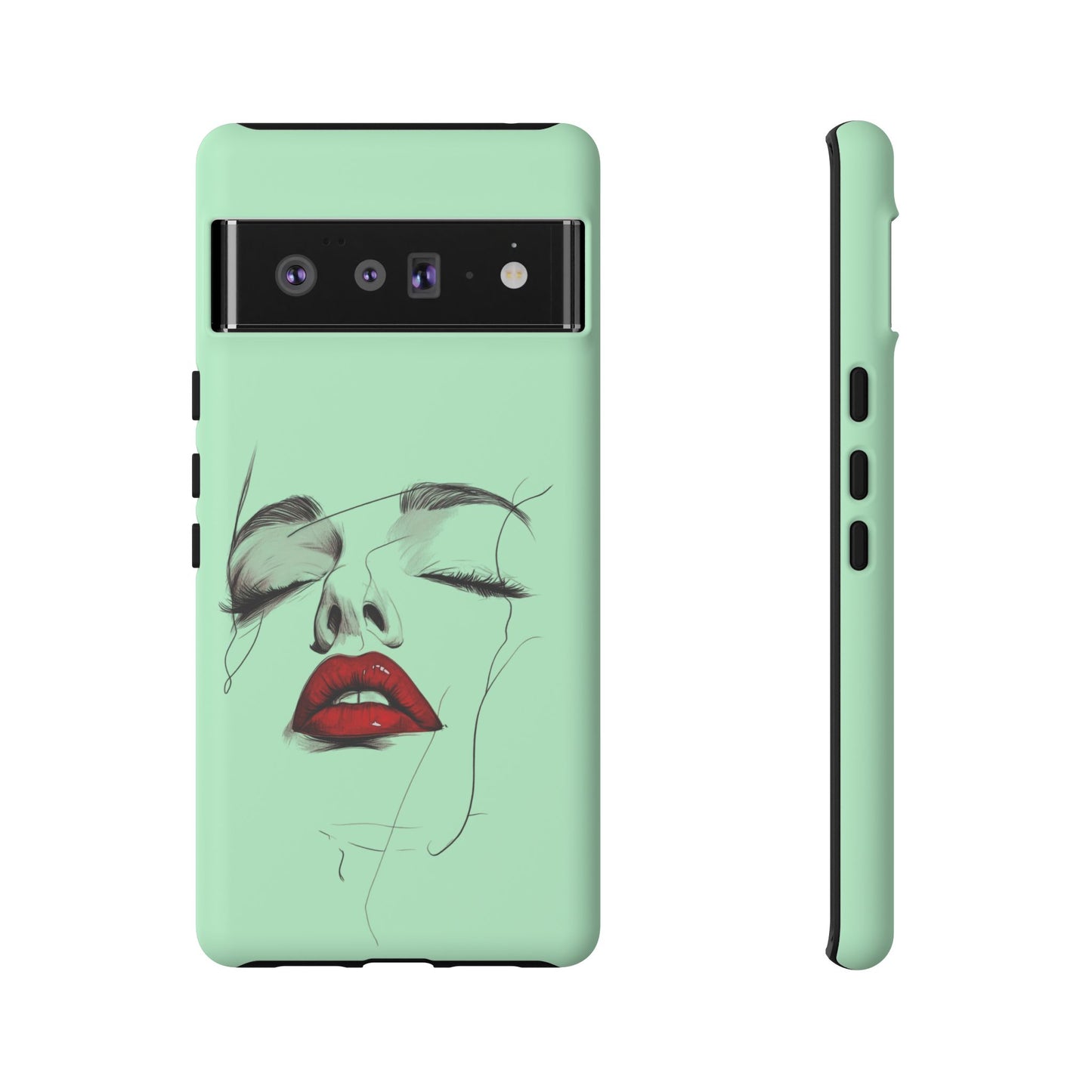 Stylish Phone Case, Artistic Phone Cover, Trendy Tech Accessory, Unique Cell Phone Protector, Gift for Her, Modern Aesthetic