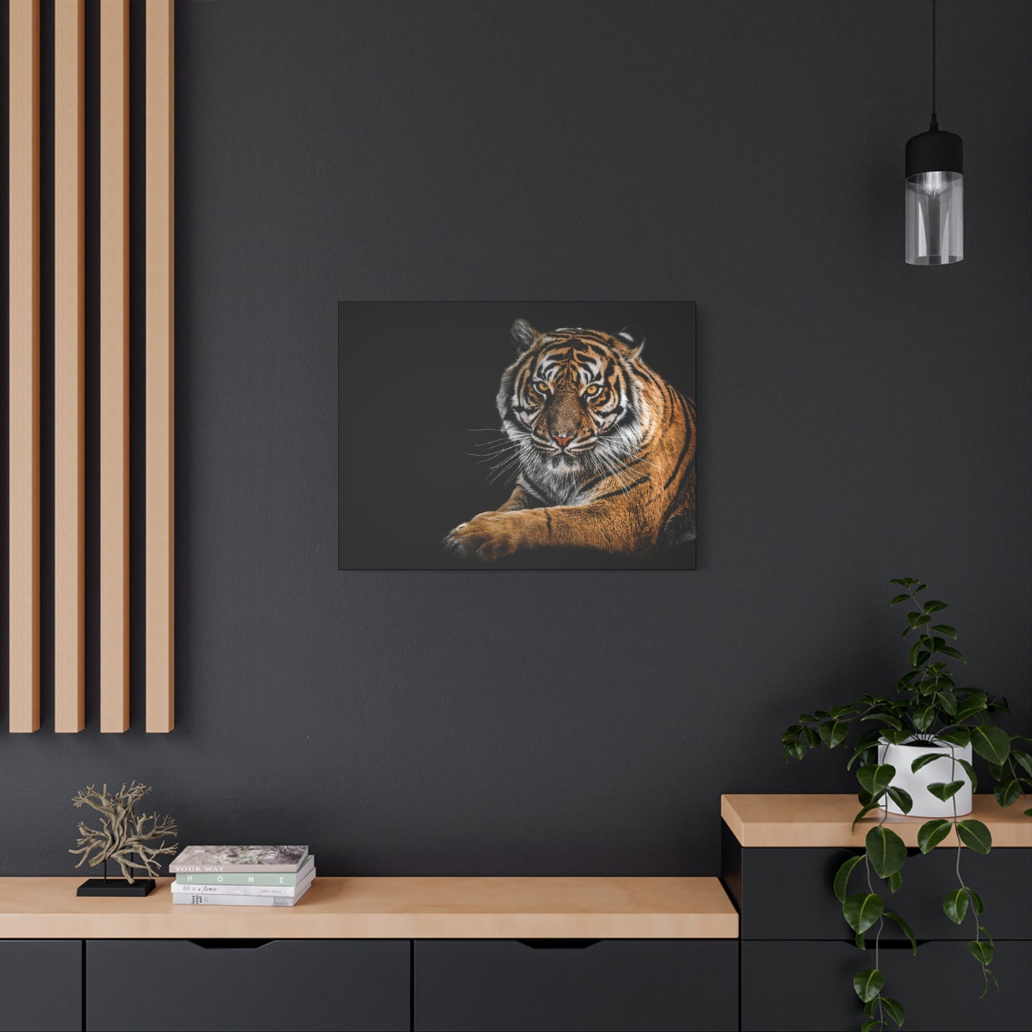 Majestic Tiger Canvas Art, Perfect for Animal Lovers