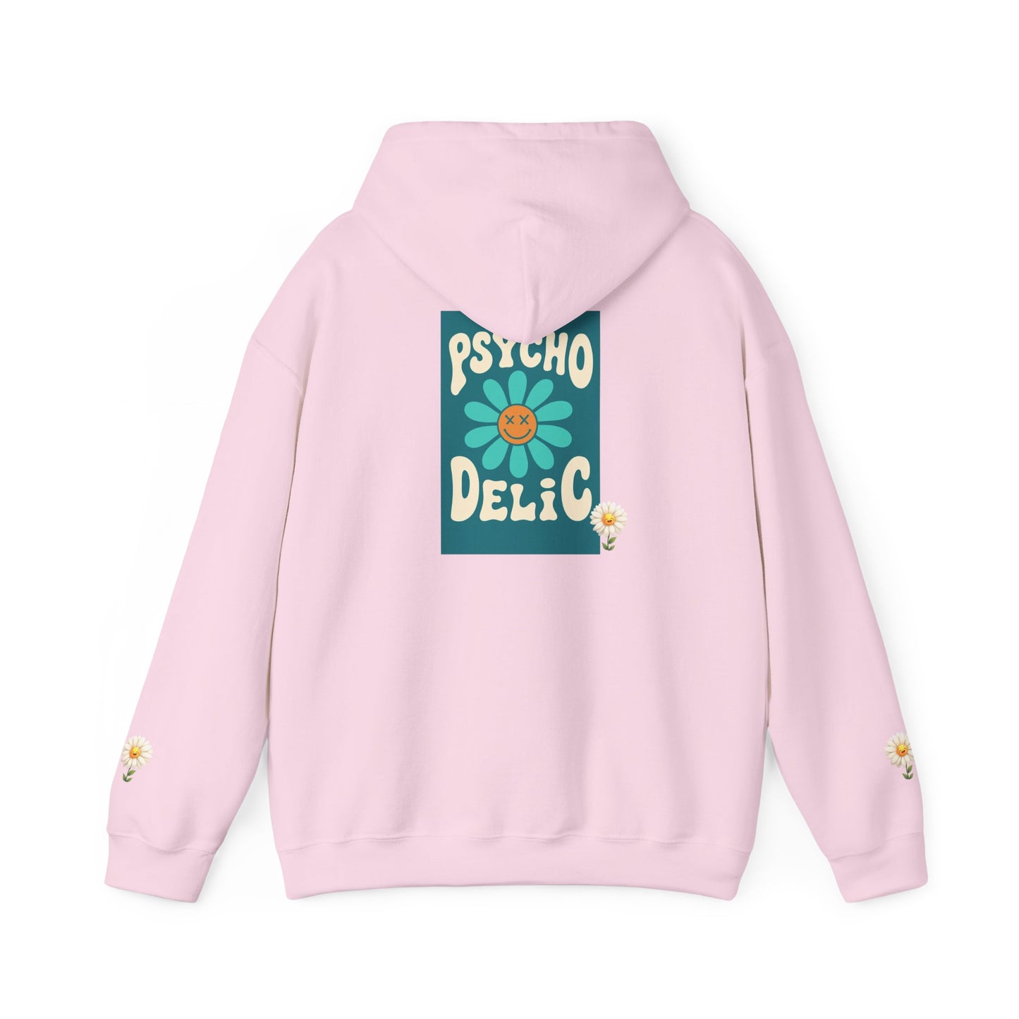 Psychedelic Floral Hoodie, Cozy Sweatshirt for Casual Style, Gift for Flower Lovers, Cute Streetwear, Spring Fashion, Art Tee