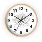 Lotus Flower Wall Clock, Boho Home Decor, Meditation Gift, Office Timepiece, Unique Wall Art, Zen Decor