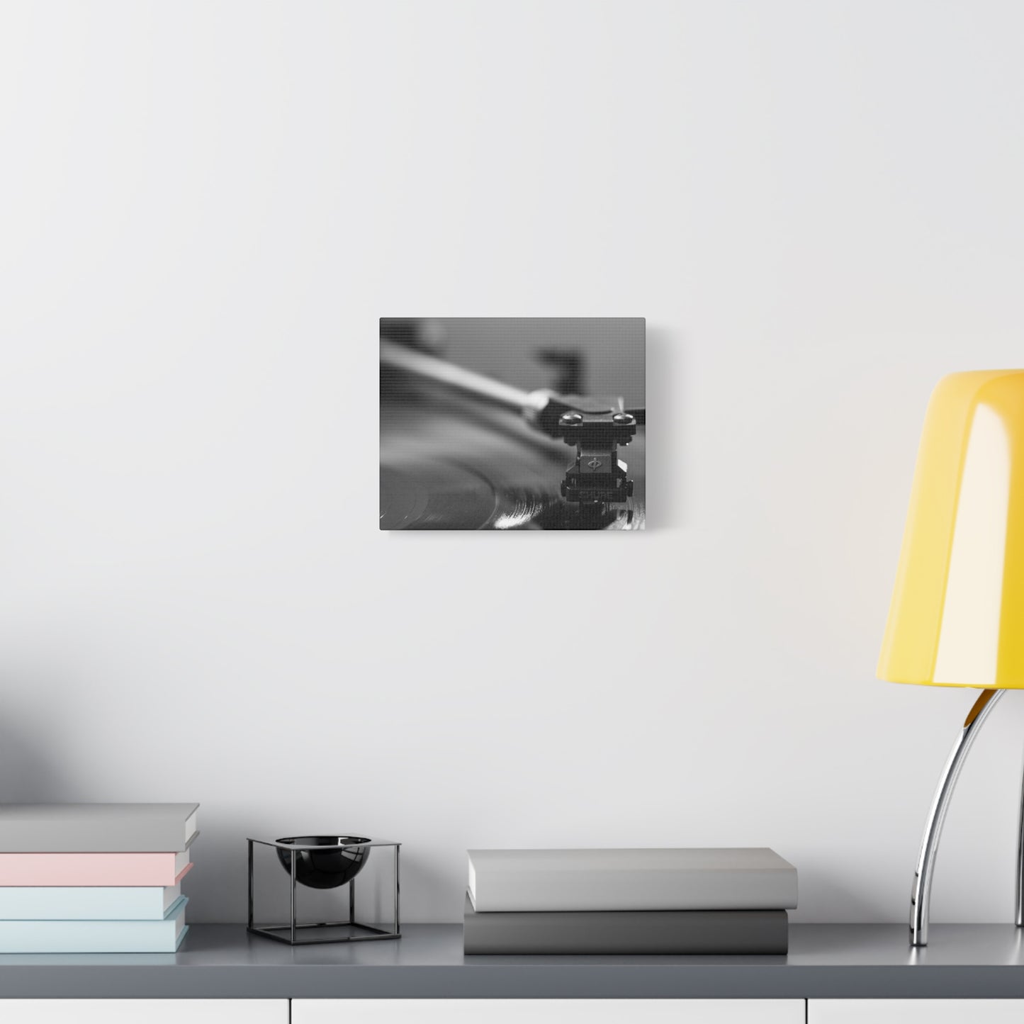 Vinyl Turntable Matte Canvas Print — Stretched 1.25" Wall Art
