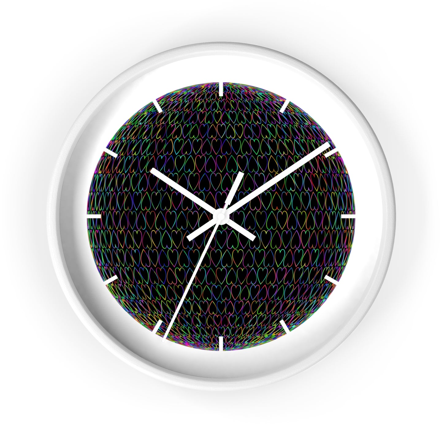 Vibrant Abstract Design Wall Clock - Colorful Home Decor, Artistic Timepiece, Unique Gift, Living Room Accent, Modern Wall Art