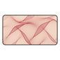 Blush Wave Desk Mat — Elegant Pink Abstract Mouse Pad for Office & Home