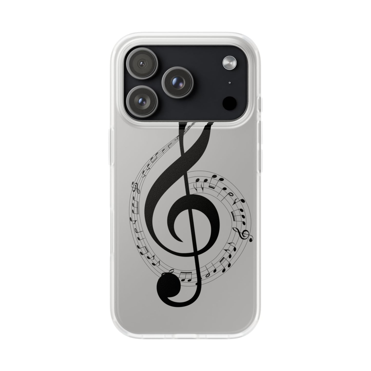 Phone Case — Musical Treble Clef Design