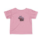 Cute Hippo Infant T-Shirt, Baby Birthday Gift, Toddler Apparel, Animal Lover Tee, Kids Casual Wear