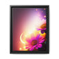 Framed Floral Canvas Art — Pink Daisies Sunset Wall Print